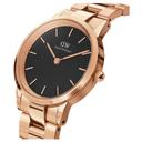 Daniel Wellington Dw00100210 Iconic Link Analog Rose Gold Watch - SW1hZ2U6MTgzMDA2Mw==