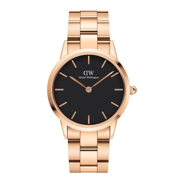 Daniel Wellington Dw00100210 Iconic Link Analog Rose Gold Watch - SW1hZ2U6MTgzMDA2MQ==