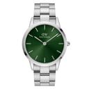 ساعة للرجال ستانلس ستيل فضي اخضر دانيال ولينغتون Daniel Wellington Dw00100427 Iconic Link Emerald Features A Glossy Emerald Green Dial Men's Watch - SW1hZ2U6MTgxNTIyNA==
