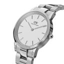 Daniel Wellington Iconic Link 36mm Silver White Dw00100203 - SW1hZ2U6MTgzNDQyMQ==