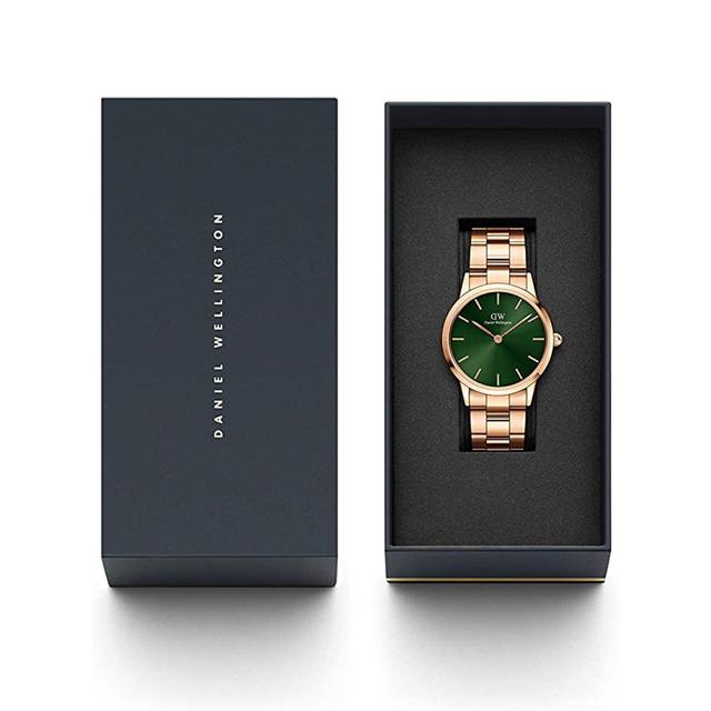 Daniel Wellington Iconic Link Emerald Rose Gold 36mm Dw00100419 - SW1hZ2U6MTgzMDA0NQ==