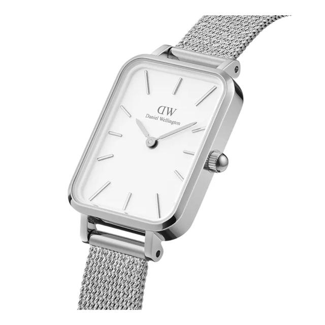 Daniel Wellington Quadro Pressed Sterling 20x26 Women's Watch Dw00100438 - SW1hZ2U6MTgyMjg4MQ==