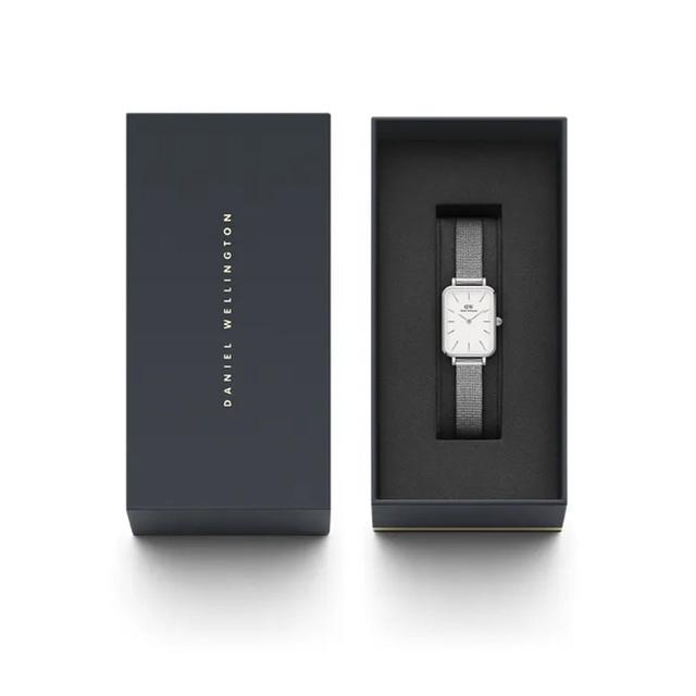 Daniel Wellington Quadro Pressed Sterling 20x26 Women's Watch Dw00100438 - SW1hZ2U6MTgyMjg4NQ==