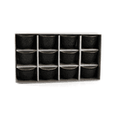 فناجين قهوة عربية بورسلان سوداء  كاوا Decopor Porcelain 12 Piece Cawa Cup Set 60 ml Black Porcelain - SW1hZ2U6MTg0NjgyMA==