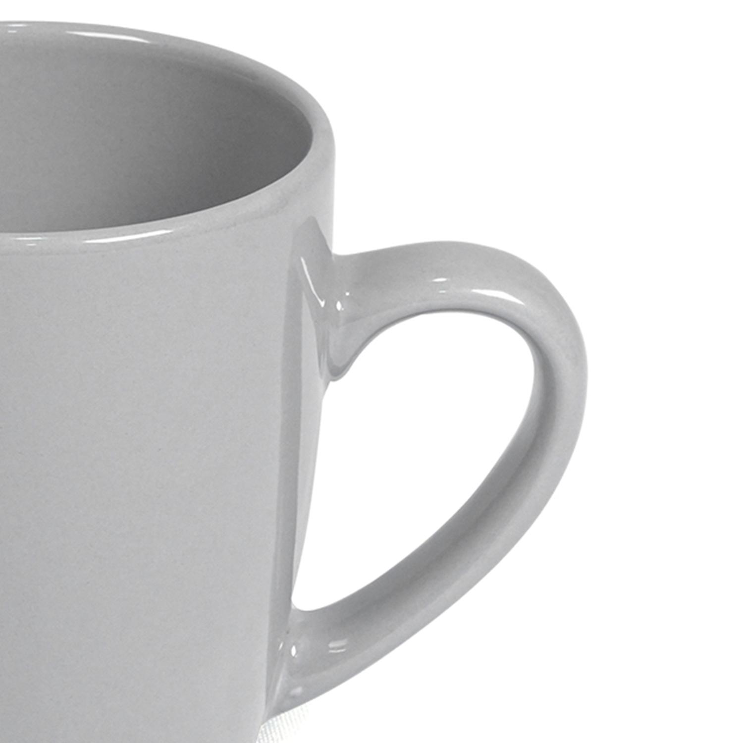 كوب سيراميك رمادي اللون من الخزف الحجري 360 مل ديكوبور Decopor Stoneware White Color Mug 360 ml