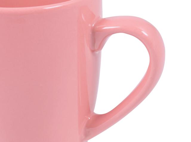 كوب سيراميك وردي اللون من الخزف الحجري 360 مل ديكوبور Decopor Stoneware White Color Mug 360 ml - SW1hZ2U6MTg0Njk5NA==