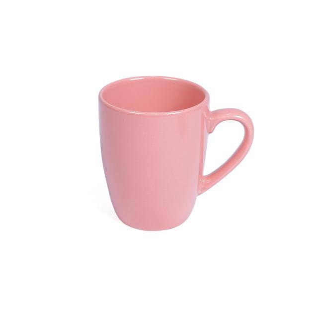 كوب سيراميك وردي اللون من الخزف الحجري 360 مل ديكوبور Decopor Stoneware White Color Mug 360 ml - SW1hZ2U6MTg0Njk5Ng==