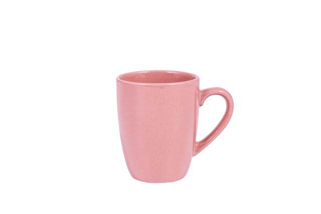 كوب سيراميك وردي اللون من الخزف الحجري 360 مل ديكوبور Decopor Stoneware White Color Mug 360 ml - SW1hZ2U6MTg0Njk5OA==