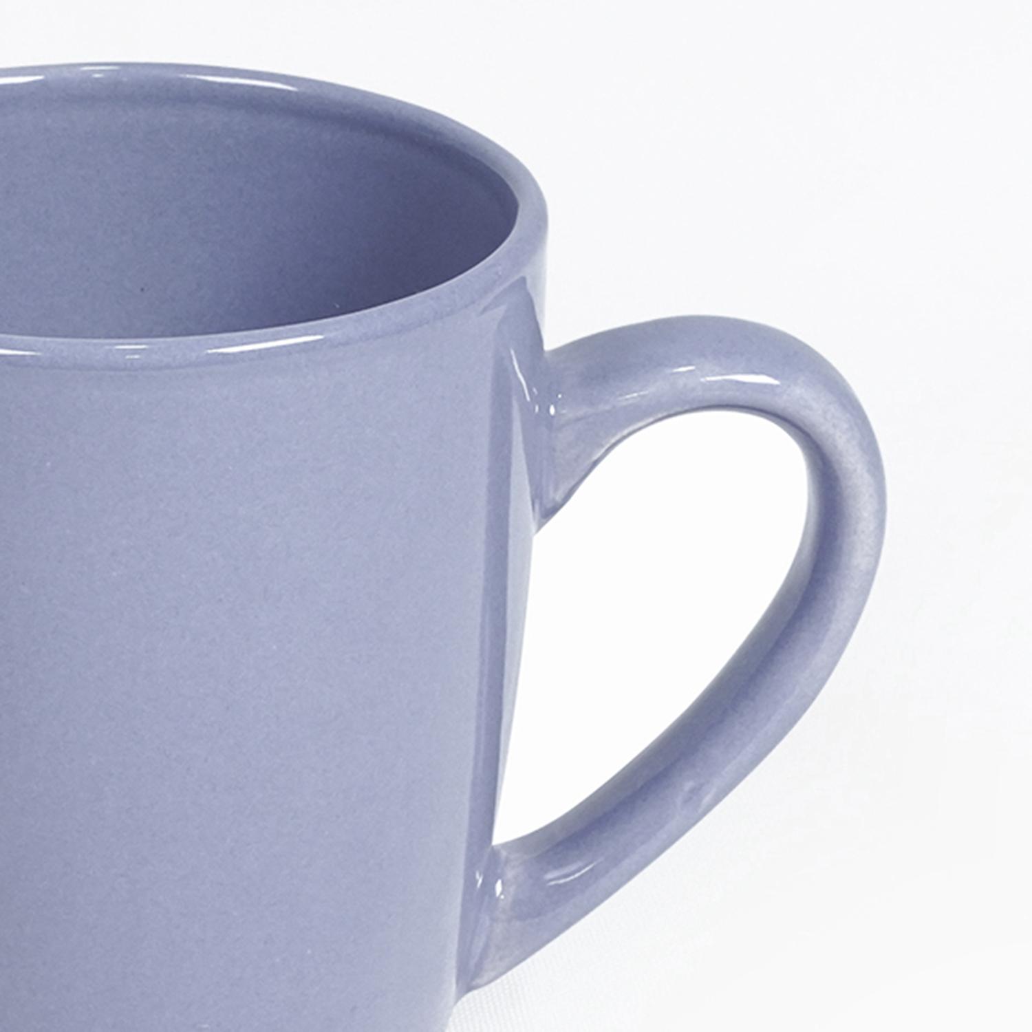 كوب سيراميك بنفسجي اللون من الخزف الحجري 360 مل ديكوبور Decopor Stoneware White Color Mug 360 ml