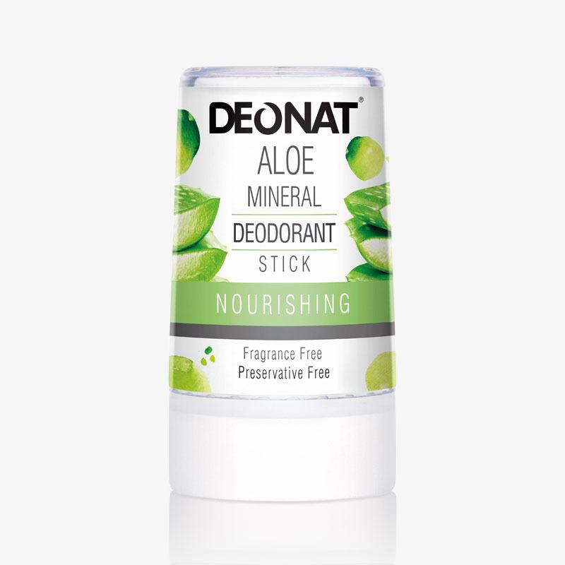 ستيك مزيل عرق للأبط بخلاصة الألوفيرا 60 جرام ديونات Deonat Aloe Mineral Deodorant Stick