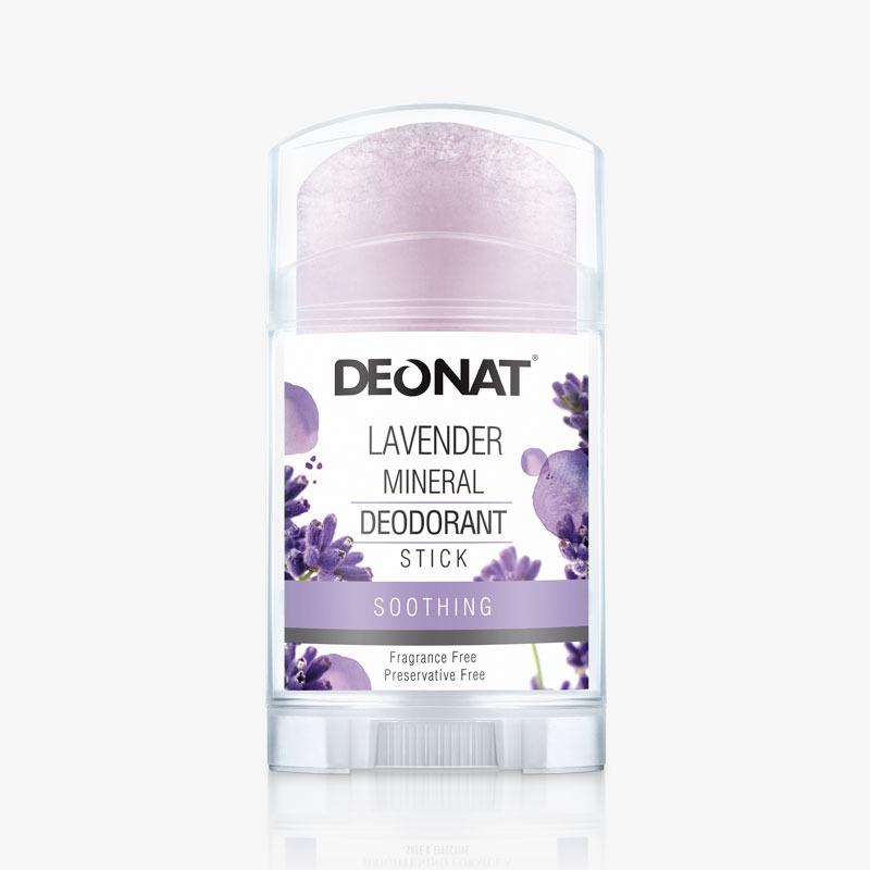 مزيل عرق ستيك بخلاصة اللافندر 100 غرام ديونات Deonat Lavender Mineral Deodorant Stick