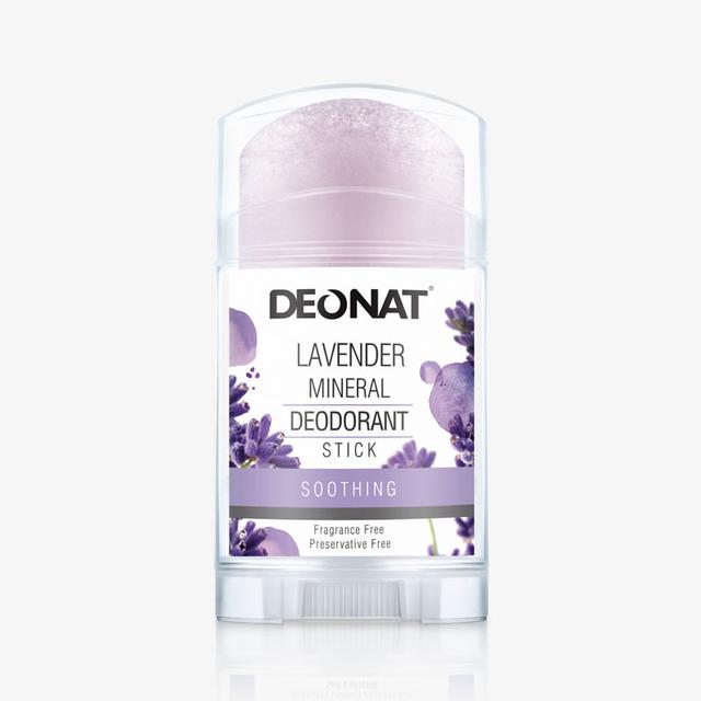 مزيل عرق ستيك بخلاصة اللافندر 100 غرام ديونات Deonat Lavender Mineral Deodorant Stick - SW1hZ2U6MTg0MTk2Mg==