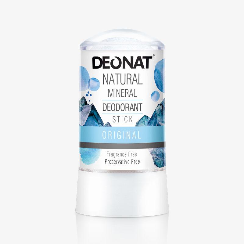 ديودرنت ستيك رجالي نسائي بخلاصة الطبيعة 60 جرام ديونات Deonat Natural Mineral Deodorant Stick