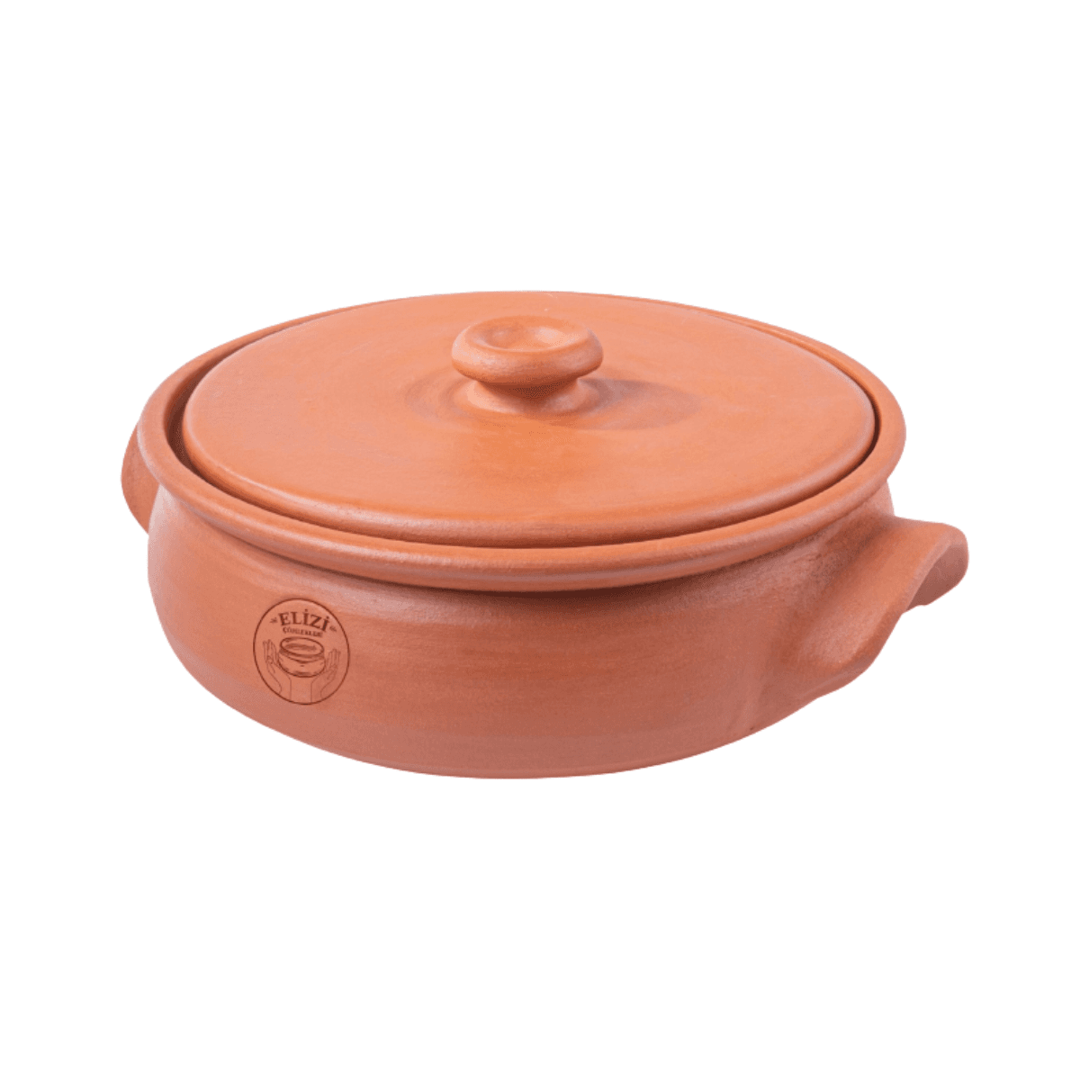 Elizi Clay Lined Pan 25 cm Brown Clay