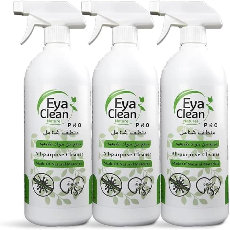 Eya Clean Pro All Purpose Cleaner, Multi Purpose Home And Kitchen Cleaning Spray For Surface Cleaner, Floor Cleaner, Non Toxic, 100% Organic And 0% Chemicals - 2x1 Ltr And 1 Ltr Free