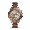 ساعة يد رجالية متعددة الوظائف معدن نحاسي وفضي فوسيل بانون Fossil Bq2502 - SW1hZ2U6MTgyMjM0Mg==