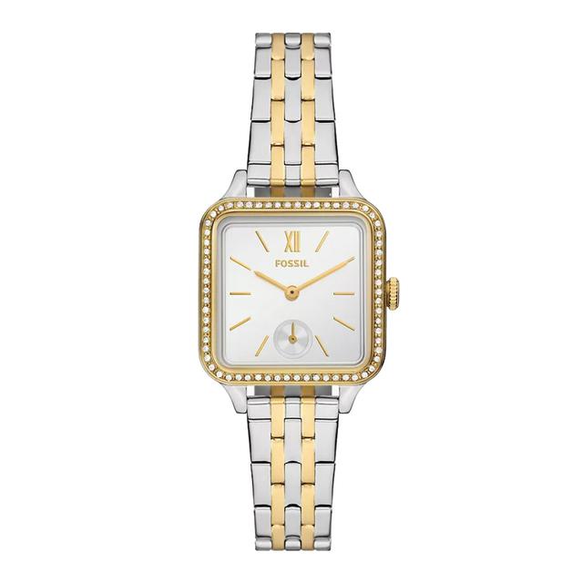 Fossil Women's Colleen Three-Hand Two-Tone Stainless Steel Watch Bq3908 - SW1hZ2U6MTgyNTYwNQ==