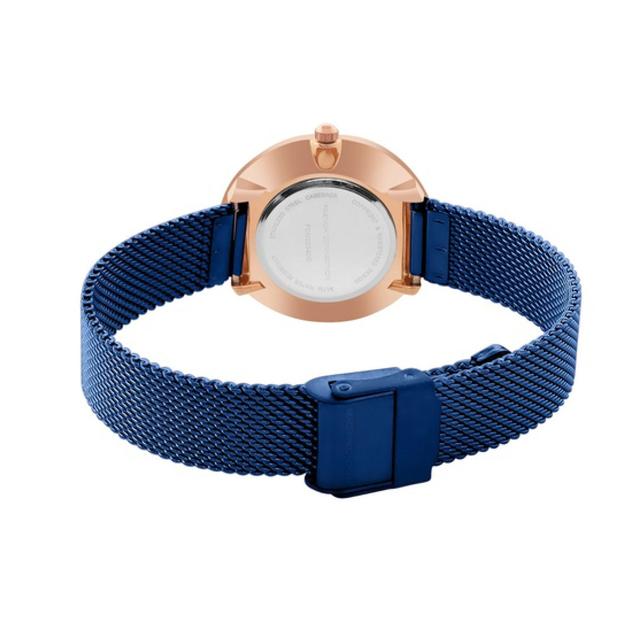 ساعات نسائية ستانلس ستيل 30 ملم أزرق غامق أنالوغ كوارتز فرينش كونيكشن French Connection Analog Navy Blue Dial Women's Watch Fcn00040c - SW1hZ2U6MTgzMDkwNA==