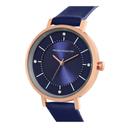 ساعات نسائية ستانلس ستيل 34 ملم أزرق غامق أنالوغ كوارتز فرينش كونيكشن French Connection Womens Analogue Wrist Leather Watch Fcn00010d - SW1hZ2U6MTgyOTk2NQ==