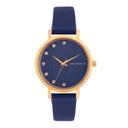 ساعات نسائية ستانلس ستيل 34 ملم أزرق أنالوغ كوارتز فرينش كونيكشن French Connection Womens Blue Leather Quartz Watch Fc20-63g-R - SW1hZ2U6MTgzMzY0MA==