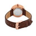 ساعات نسائية ستانلس ستيل 30 ملم بني أنالوغ كوارتز فرينش كونيكشن French Connection Women's Brown Leather Quartz Watch Fcl21-F - SW1hZ2U6MTgzNDM0NQ==