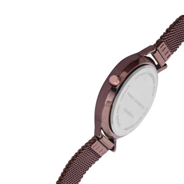 ساعات نسائية ستانلس ستيل 35 ملم بني أنالوغ كوارتز فرينش كونيكشن French Connection Women's Purple Shimmer Analogue Watch Fcn0008o-R - SW1hZ2U6MTgyOTEwMg==