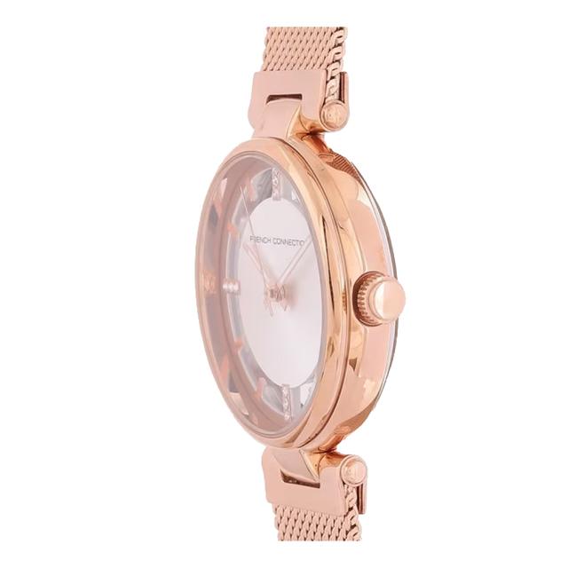 French Connection Women's Rose Gold Stainless Steel Watch Fc148rgm - SW1hZ2U6MTgyODIxOA==