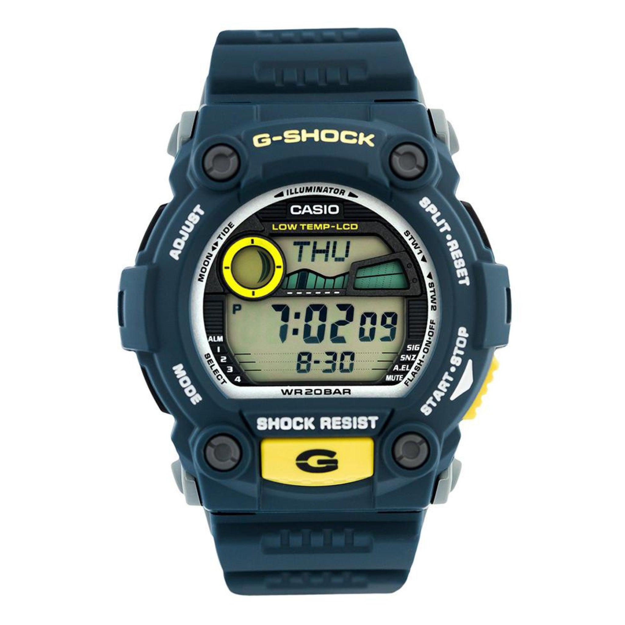 ساعات جي شوك رجالية 50 ملم رقمية أزرق كوارتز G-Shock Men's Digital Grey Dial Watch - G-7900-2d