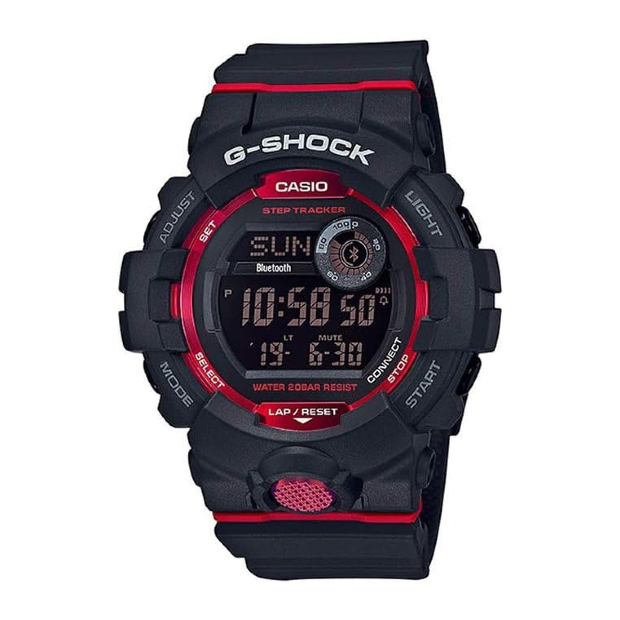 ساعات كاسيو جي شوك رجالية 48.6 ملم رقمية أسود كوارتز G-Shock Mens Quartz Watch, Digital Display And Resin Strap-Gbd-800-1dr