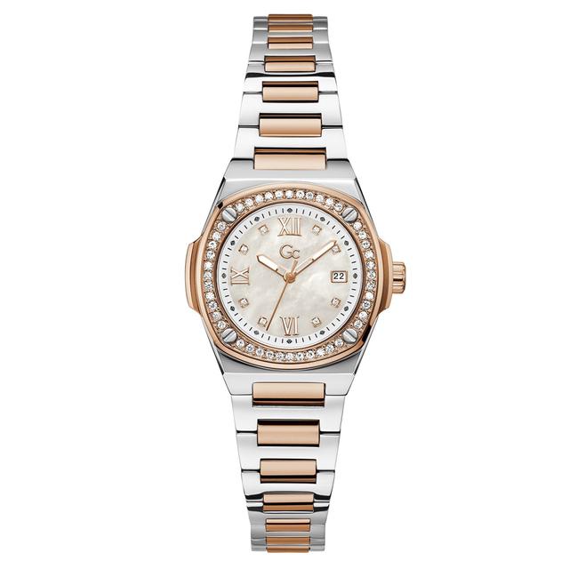 ساعات جي سي ستانلس ستيل 30 ملم كوارتز صغيرة كوسين Gc Women's Coussin Shape Mini Small Size Metal Watch Z12003l1mf - SW1hZ2U6MTgzMDM2OA==