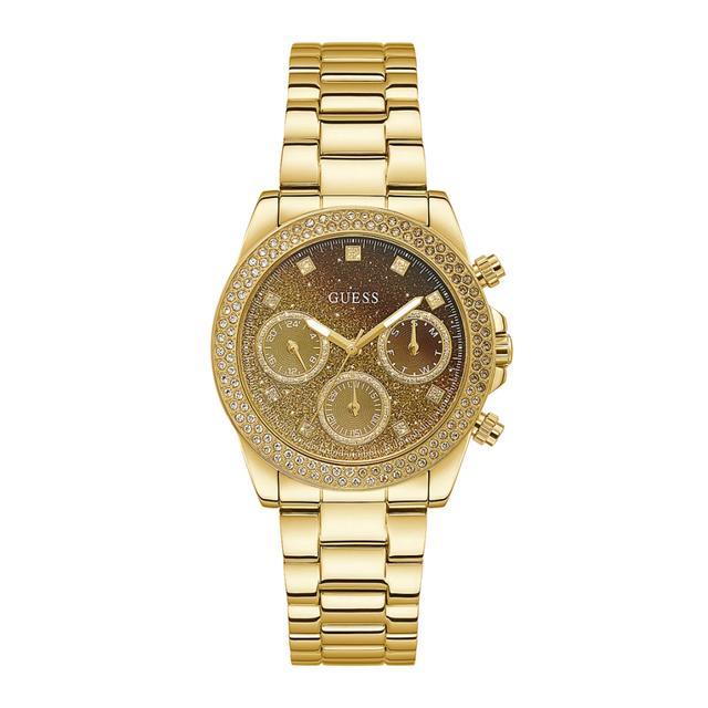 ساعات جيس رجالي Gw0483l2 قياس 38 ملم معدن ذهبي Guess Men's Gold Tone Case Gold Tone Stainless Steel Watch Gw0483l2 - SW1hZ2U6MTgyNzE3Mw==