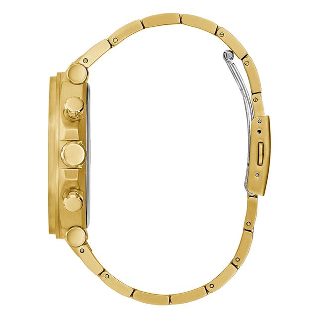 Guess Men's Gold Tone Case Gold Tone Stainless Steel Watch Gw0539g2 - SW1hZ2U6MTgyNzEzNA==