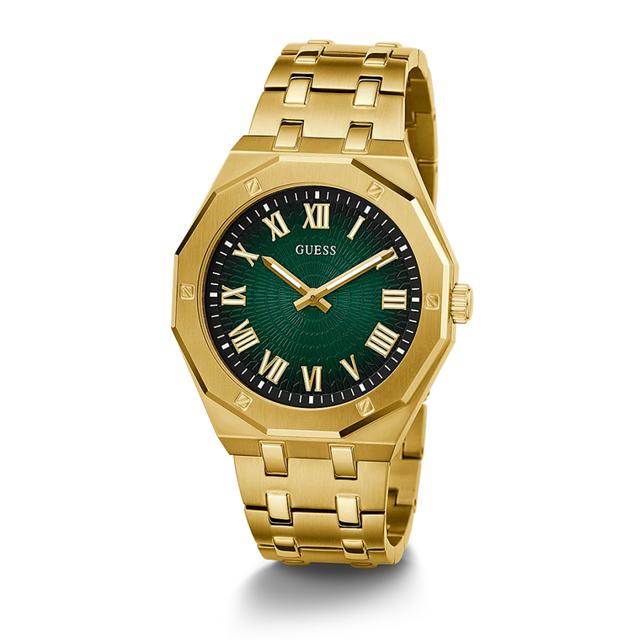 ساعات جيس رجالي Gw0575g2 قياس 42 ملم معدن ذهبي Guess Men's Gold Tone Case Gold Tone Stainless Steel Watch Gw0575g2 - SW1hZ2U6MTgyNzA4MA==