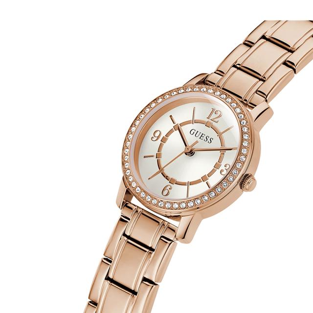Guess Women's Rose Gold Analog Stainless Steel Strap Watch - Gw0468l3 - SW1hZ2U6MTgyNjMwMg==