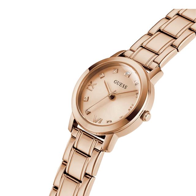 ساعات جيس نسائي Gw0532l5 قياس 28 ملم أنالوغ معدن روز جولد Guess Women's Rose Gold Tone Band Quartz Analog Watch Gw0532l5 - SW1hZ2U6MTgzMTYyMA==