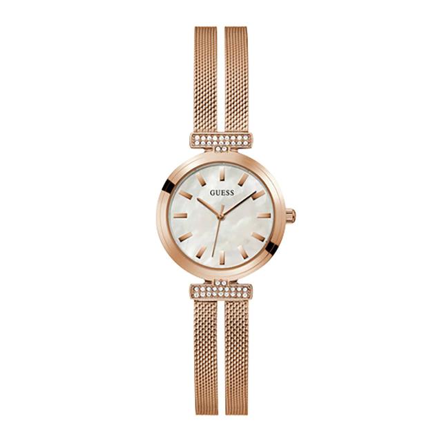 ساعات جيس نسائي Gw0471l3 قياس 36 ملم معدن روز جولد Guess Women's Rose Gold Tone Case Quartz Watch Gw0471l3 - SW1hZ2U6MTgzNzMwNw==