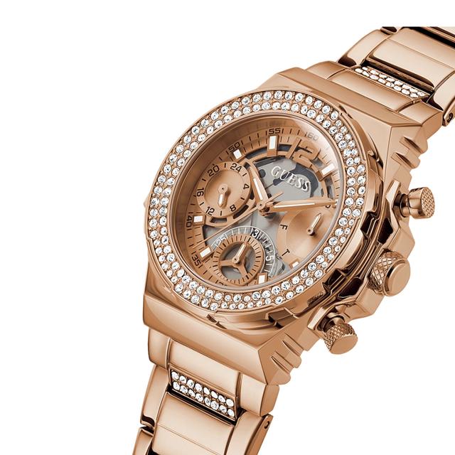 ساعات جيس نسائي Gw0552l3 قياس 36 ملم معدن روز جولد Guess Women's Rose Gold Tone Case Rose Gold Tone Stainless Steel Watch Gw0552l3 - SW1hZ2U6MTgxNzk1Ng==