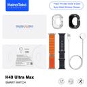 Haino Teko Germany 49mm Hd Display Smart Watch H49 Ultra Max Two Set Strap And Two Case Protection Cover And Wireless Charger For Men - SW1hZ2U6MTgxNTExNg==