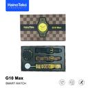 Haino Teko Germany G 10 Max Gold Edition Round Shape Smart With Three Set Strap And Wireless Charger For Men's And Boy's - SW1hZ2U6MTgxNTE4Ng==