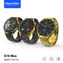 Haino Teko Germany G 10 Max Gold Edition Round Shape Smart With Three Set Strap And Wireless Charger For Men's And Boy's - SW1hZ2U6MTgxNTE4MA==