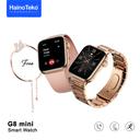 Haino Teko Germany G8 Mini Smart Watch 41mm With Two Set Strap Hd Smart Display Rose Gold Edition With Wireless Charger And Beautiful Bracelet For Ladies - SW1hZ2U6MTgxNTE2NA==