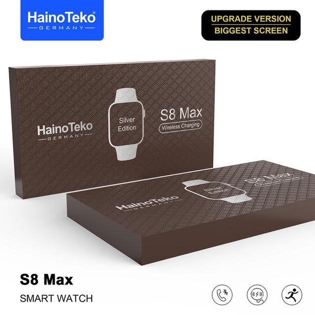 Haino Teko Germany Smart Watch S8 Max With Two Set Strap And Wireless Charger For Men's - SW1hZ2U6MTgxNTk2NA==