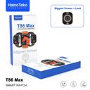 Haino Teko Germany Smart Watch T 86 Max Hd Biggest Screen 45mm With 2 Strap And Wireless Charger For Men's And Women's - SW1hZ2U6MTgxNDk0Ng==