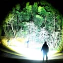 كشاف قوي يدوي ليزر قابل لاعادة الشحن Rechargeable High Power White Laser Flashlight