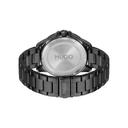 ساعة يد رجالية بسوار - أسود - بحزام معدني مقاوم للصدأ هوغو بوس Hugo Boss Men's Analog Multifunction Quartz Black Stainless Steel Bracelet Watch - SW1hZ2U6MTgxNTkyNA==