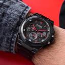 ساعة يد رجالية - رمادي - بحزام معدني مقاوم للصدأ هوغو بوس Hugo Boss Men's Chronograph Quartz Stainless Steel Watch - SW1hZ2U6MTgxNzkzNg==