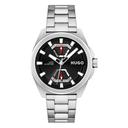 ساعة يد رجالية - فضي - بحزام معدني مقاوم للصدأ هوغو بوس Hugo Boss Men's Multifunction Stainless Steel And Link Bracelet Watch - SW1hZ2U6MTgxOTM3NA==