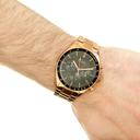 ساعة يد رجالية - ذهبي وردي - بحزام معدني مقاوم للصدأ هوغو بوس Hugo Boss Men's Trophy Chronograph Stainless Steel Band Watch - SW1hZ2U6MTgyNTg3OA==
