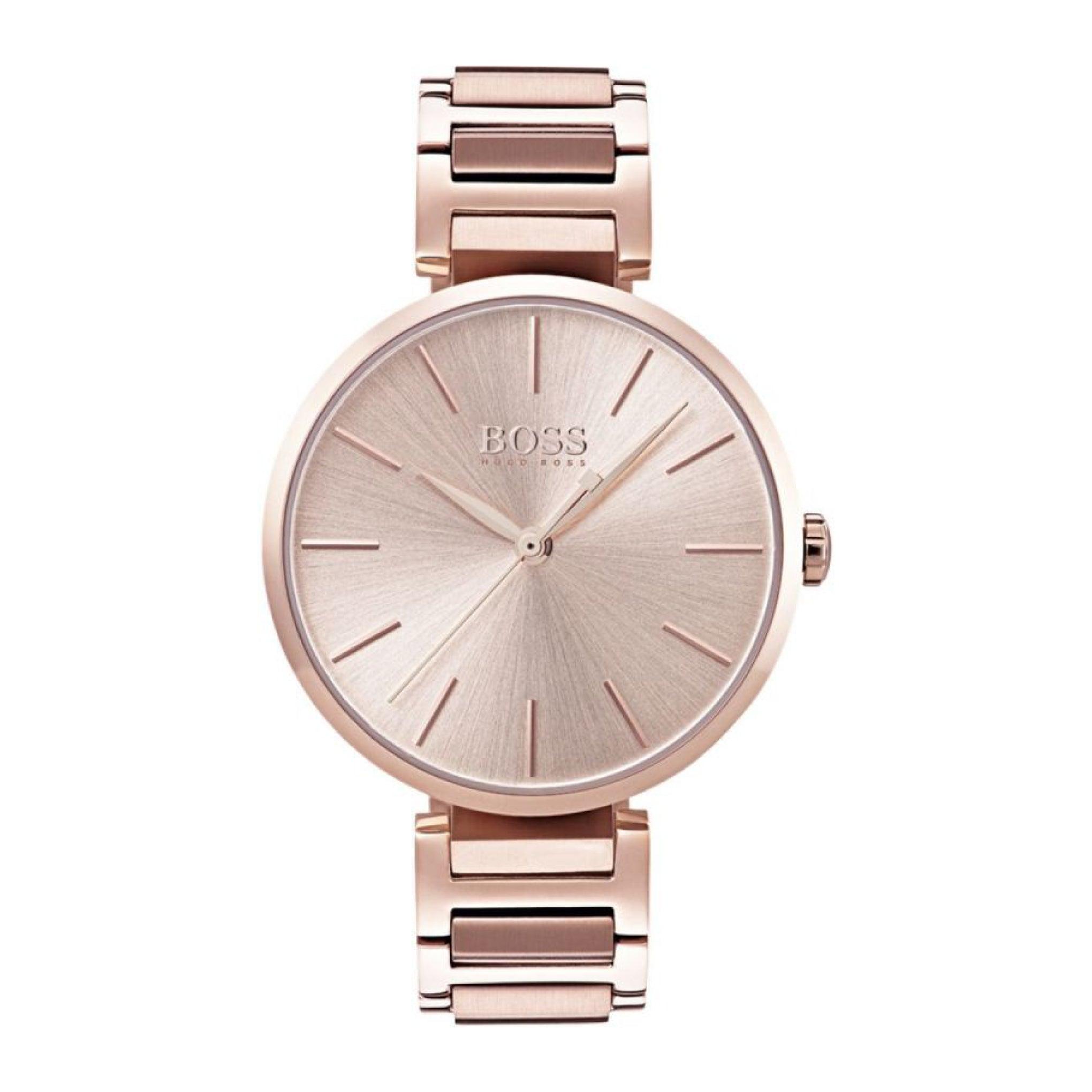 Hugo Boss Women's Silver Dial Metal Band Watch 1502418