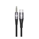 IQ Touch USB-C to 3.5mm Nylon braided 1 Meter Audio Cable
